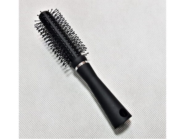 Schwarze Haarbürste Rund 17x4cm – Bild 2