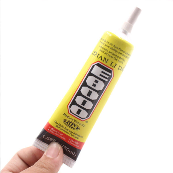 Klarer Flüssigkeits Kleber E8000 – Bild 6
