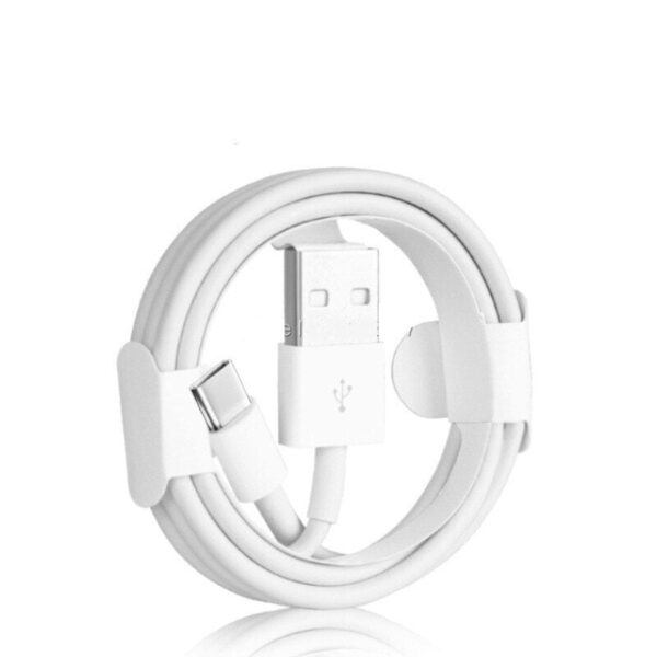 USB-C Lade & Daten Kabel für Android Geräte 1m in Weiss