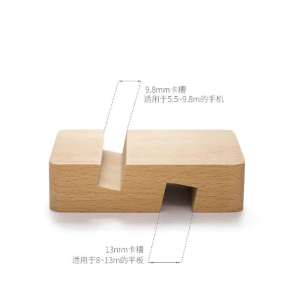 Universal Holz Smartphone Tablet Halter – Bild 2