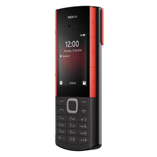 NOKIA 5710 Xpress Audio (128 MB, 2.8", 0.3 MP, Schwarz, Rot) – Bild 5