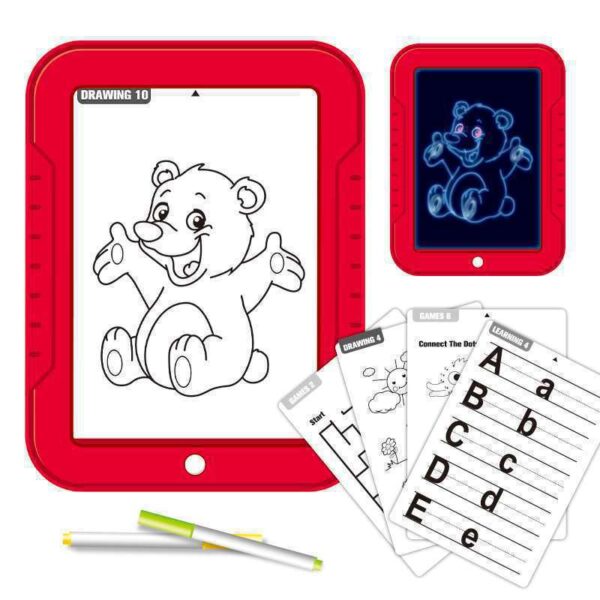 3D Magic Kinder Zeichenblock Leuchttafel mit LED Licht Magic Pad – Bild 5