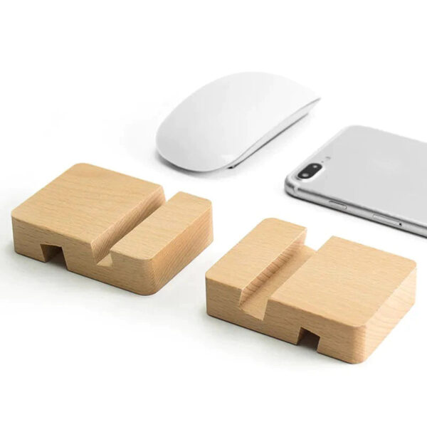 Universal Holz Smartphone Tablet Halter – Bild 3