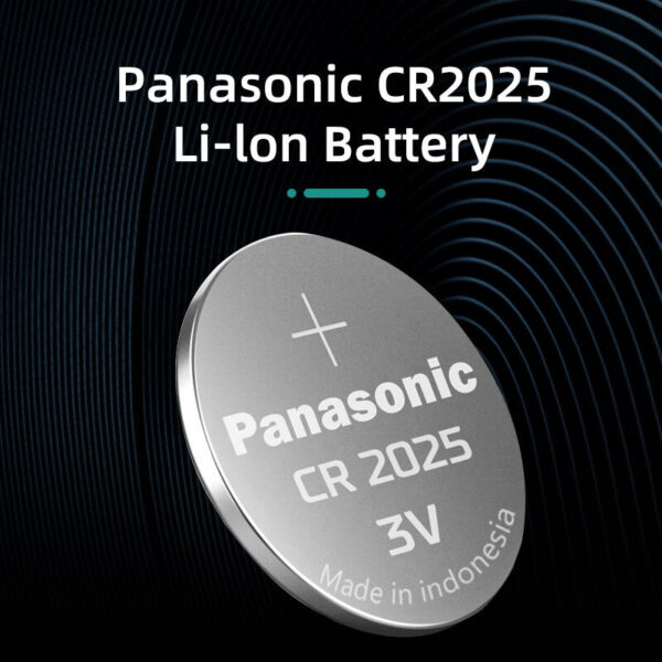 Panasonic Knopfzelle CR2025 3V 5er Pack – Bild 2