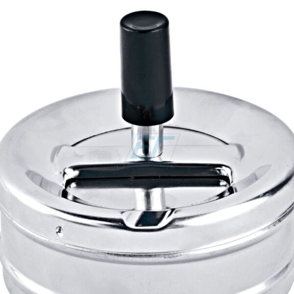 Aschenbecher " SILBERFARBIG " Push Champ – Bild 2