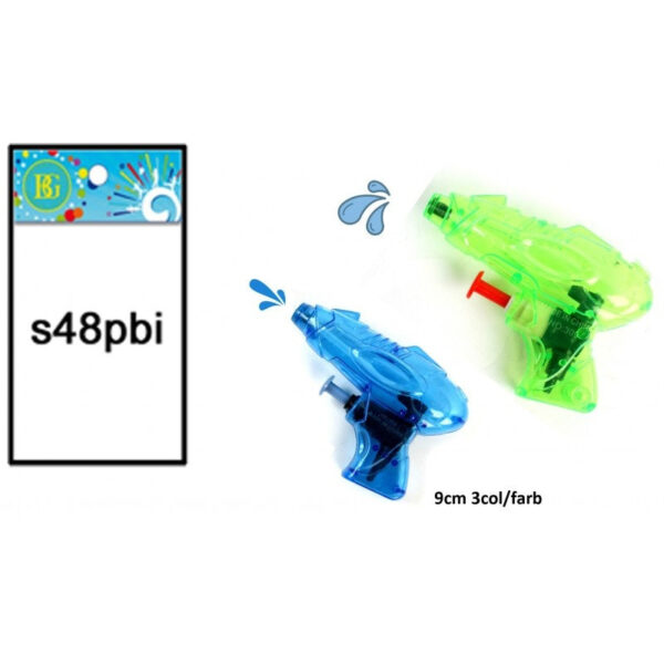 Wasserpistole 3 Farben sortiert ca 9 cm
