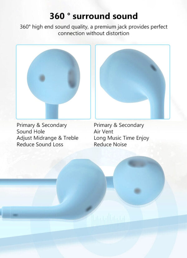 Candy Kopfhörer Headset mit Mikrofon – Bild 7