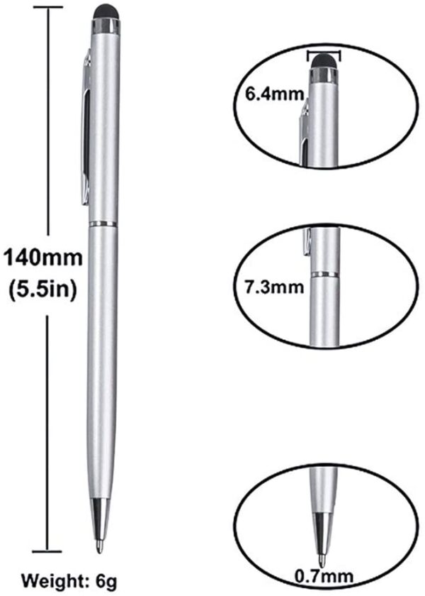 2in1 Stylus Pen Balpen Stylus Stylus Touch-Pen – Bild 4