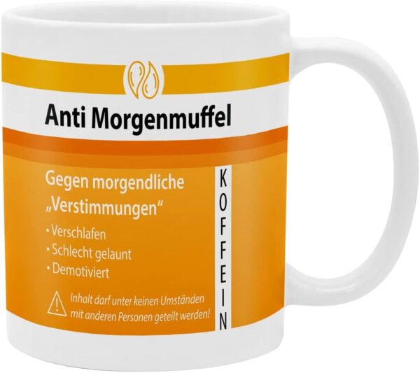 Tasse Anti Morgenmuffel Koffein – Bild 2