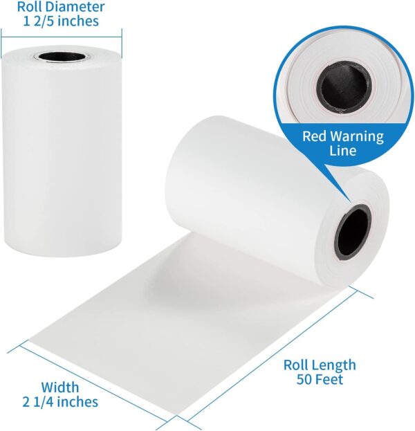 Bonrollen 57mm x 15m x 13mm - EC Rollen Thermopapier – Bild 7