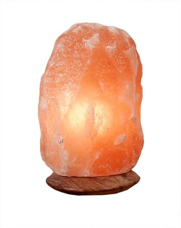 HIMALAYA SALT DREAMS Beleuchteter Salzkristall mit Holzsockel – Bild 3