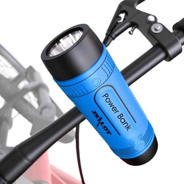 Zealot Bluetooth Lautsprecher mit Taschenlampe und Powerbank – Bild 6