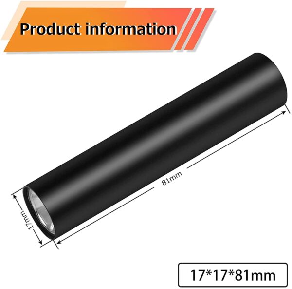 Mini LED Taschenlampe Superhelle LED Taschenlampen mit 3 Modi – Bild 5