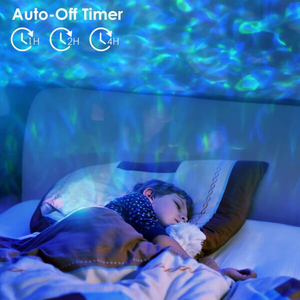 LED Projektor Sternenhimmel, 3 in 1 Galaxy Light, Sternenlicht Stern Projektor mit Bluetooth Lautsprecher – Bild 2