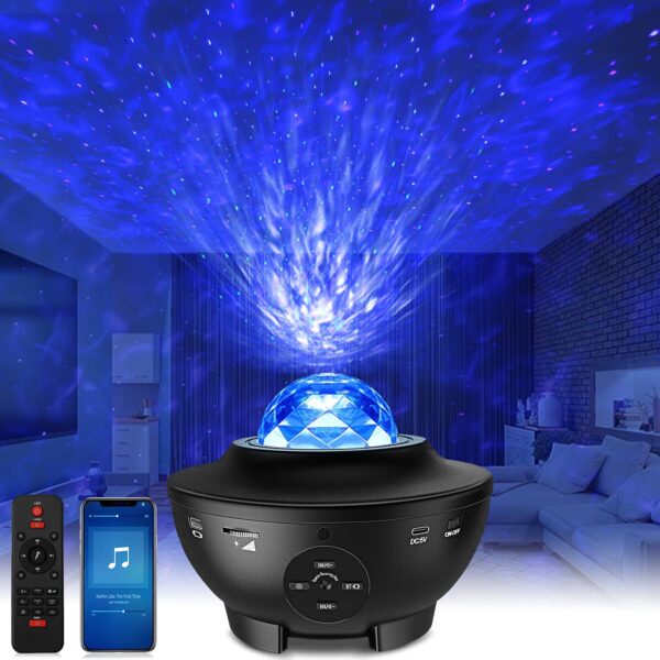 Galaxy Light LED Sternenhimmel Projektor Schwarz