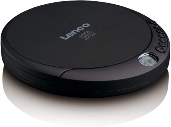 Lenco CD-010 - Tragbarer CD-Player Walkman - Mit Kopfhörern, MicroUSB Ladekabel – Bild 5