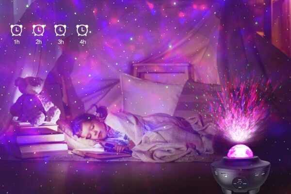 Galaxy Light LED Sternenhimmel Projektor Schwarz – Bild 2