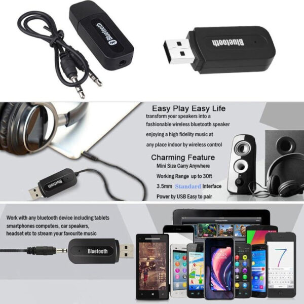 M1 Bluetooth Audio Empfänger Adapter Portable – Bild 7