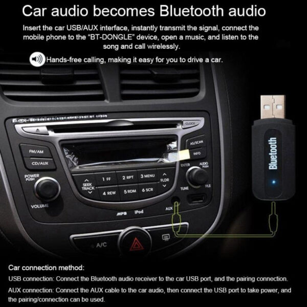 M1 Bluetooth Audio Empfänger Adapter Portable – Bild 9