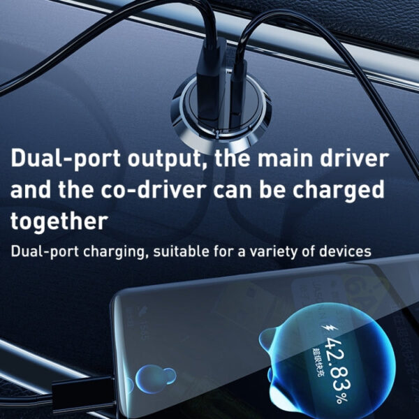 WK WP-C38 Mini PD20W USB + Typ-C Autoladegerät – Bild 5
