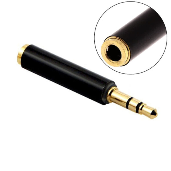 3.5mm Audio 4 Pol Buchse zu 3 Pol Stecker Mikrofonadapter – Bild 3