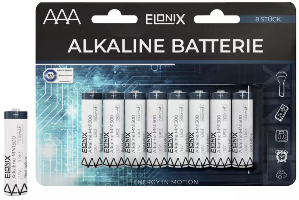Batterie Alkaline LR6 AA oder AAA 8er Packung – Bild 2