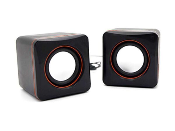 2.0 Multimedia Lautsprecher D-O2A schwarz – Bild 2