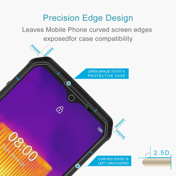Für Ulefone Armor 9 0,26 mm 9H 2,5D gehärtete Glasfolie – Bild 2