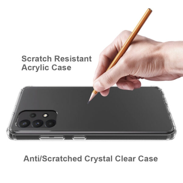 Für Samsung Galaxy A32 4G Stoßdicht kratzfest TPU + Acrylschutzkoffer (transparent) – Bild 6