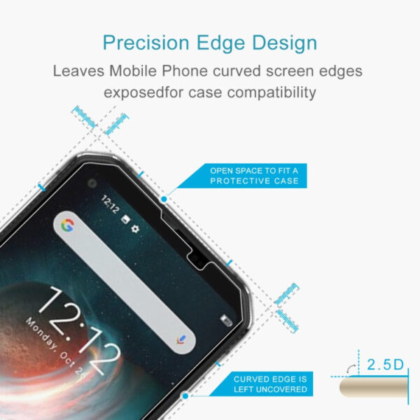 BlackView BL6000 Pro 5G 1 Stück 0,26 mm 9H 2.5d gehärteter Displayschutz – Bild 2