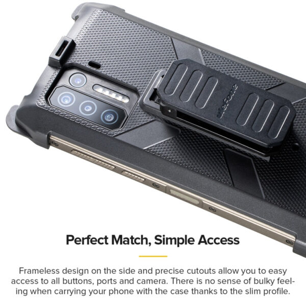 Für Ulefone Power Armor 13 Multifunktionale TPU + PC-Schutzhülle mit Rückenclip & Karabiner – Bild 7