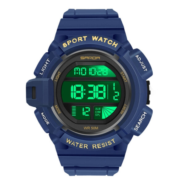 Sanda 2106 Sport Armbanduhr mit LED Digitalanzeige