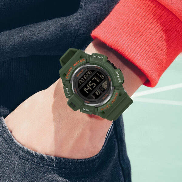 Sanda 2106 Sport Armbanduhr mit LED Digitalanzeige – Bild 5