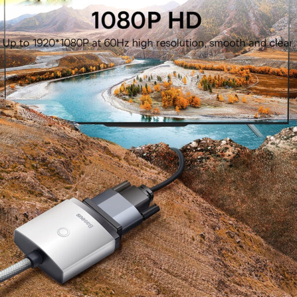 Basis-Lite-Serie HDMI an VGA-Adapter (weiß) – Bild 5