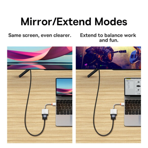 Basis-Lite-Serie HDMI an VGA-Adapter (weiß) – Bild 6