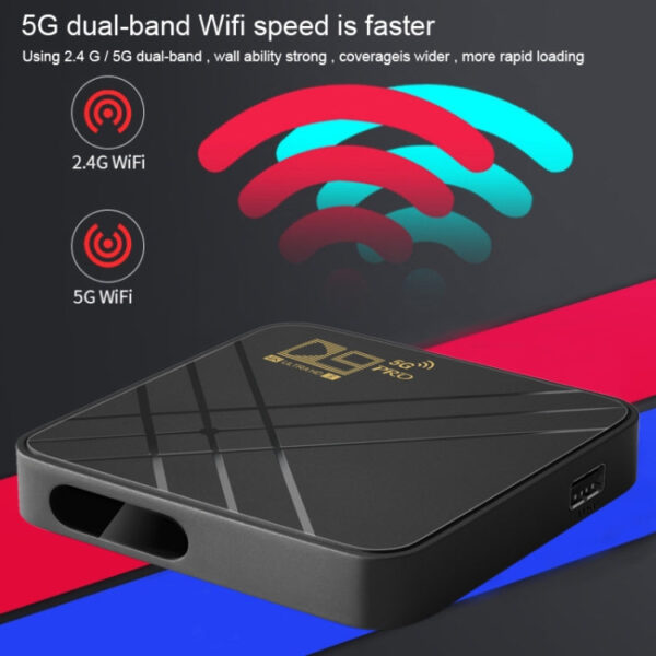 D9 Pro 4K HD Smart TV Box mit Android 10 8GB Ram + 128GB Speicherplatz – Bild 5