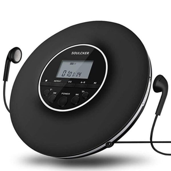 Tragbarer Walkman-CD-Player in Weiss oder Schwarz