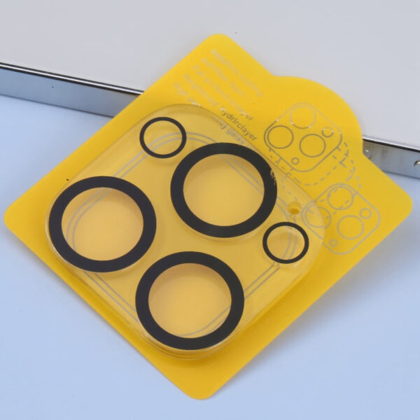 Für iPhone 13/14 Pro / 13/14 Pro Max Blendschutzfolie Glas für die Rückseite der Kamera – Bild 3