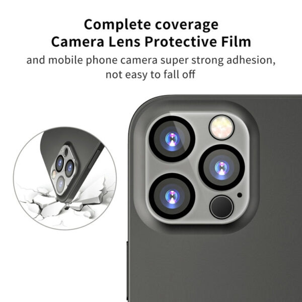 Für iPhone 13/14 Pro / 13/14 Pro Max Blendschutzfolie Glas für die Rückseite der Kamera – Bild 5