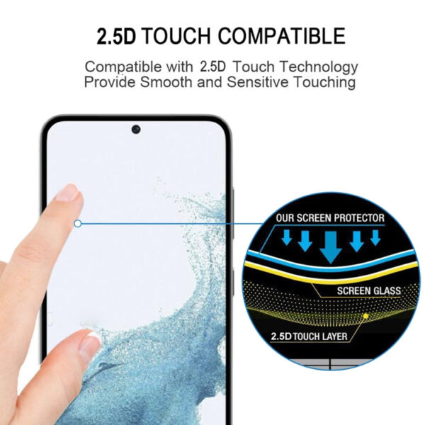 Samsung Galaxy S23 5G / S22 5G Displayschutzfolie aus gehärtetem Glas – Bild 5