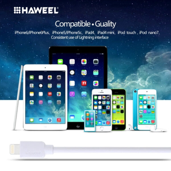 2m/3m Synchronisation & Ladekabel für iPhone, iPad (weiß) – Bild 5