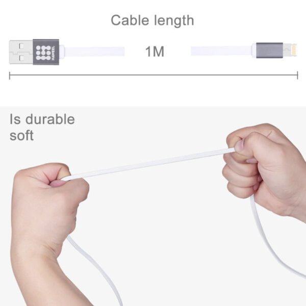 Haweel 1m Lade&Datenkabel Lightning & MicroUSB in einem Stecker – Bild 3