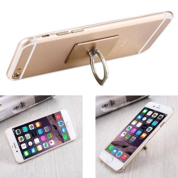360 Grad Rotationsring Telefonhalter (Gold) – Bild 5