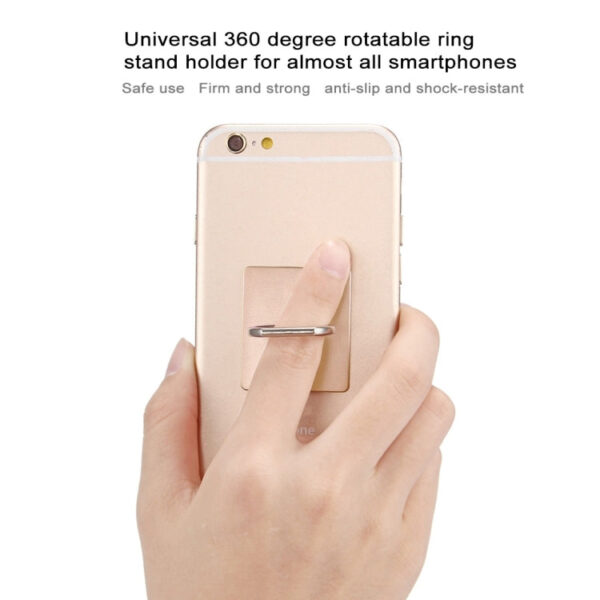 360 Grad Rotationsring Telefonhalter (Gold) – Bild 8