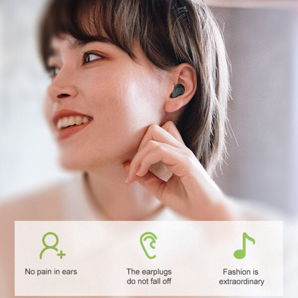 Acer Ahr012 Bluetooth 5.0 Heckladung True Wireless Bluetooth Kopfhörer (schwarz) – Bild 7