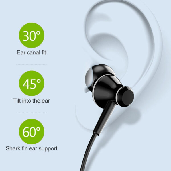 Acer Ahr051 Bluetooth 5.0 Sport Neck-Bluetooth-Kopfhörer (schwarz) – Bild 4