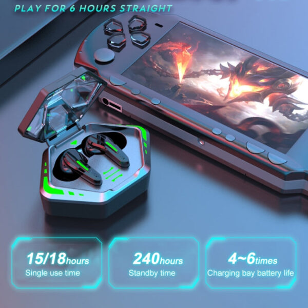 MD128 Bluetooth 5.2 Dual-Modi Gaming Wireless Bluetooth-Kopfhörer – Bild 3