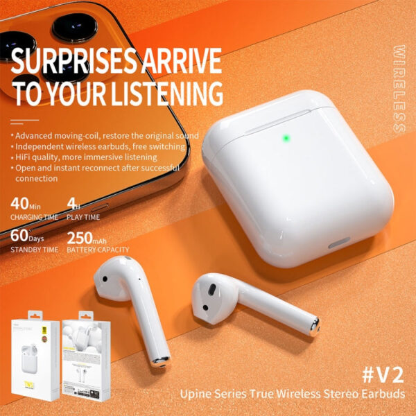 WK Tws v2 True Wireless Ohrhörer Stereo-Kopfhörer Bluetooth 5.1 Kopfhörer – Bild 7