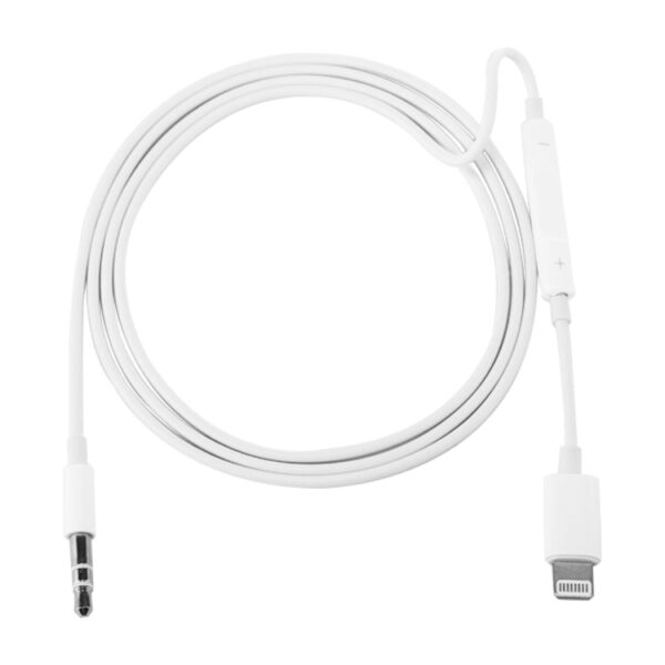 1 m 8-polig auf 3,5 mm AUX-Audiokabel Support Line Control für iPhone – Bild 2