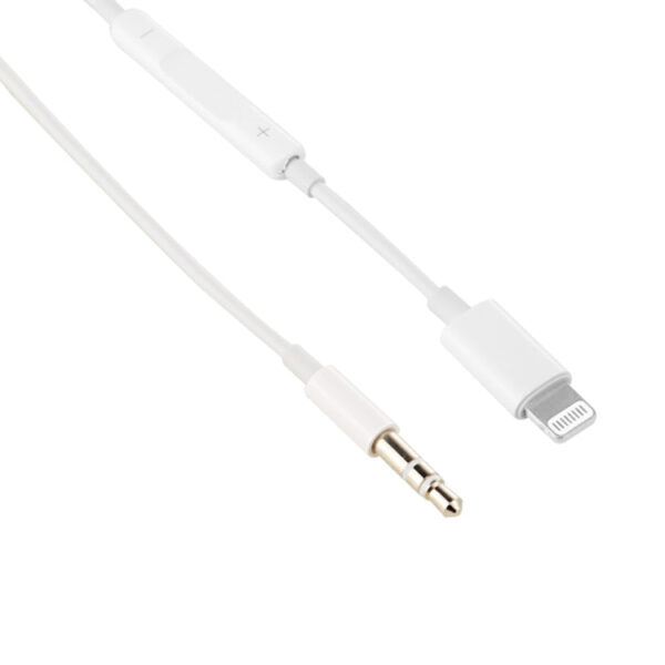 1 m 8-polig auf 3,5 mm AUX-Audiokabel Support Line Control für iPhone – Bild 3